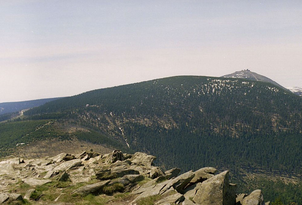 Skalny St - szczyt w Karkonoszach panorama